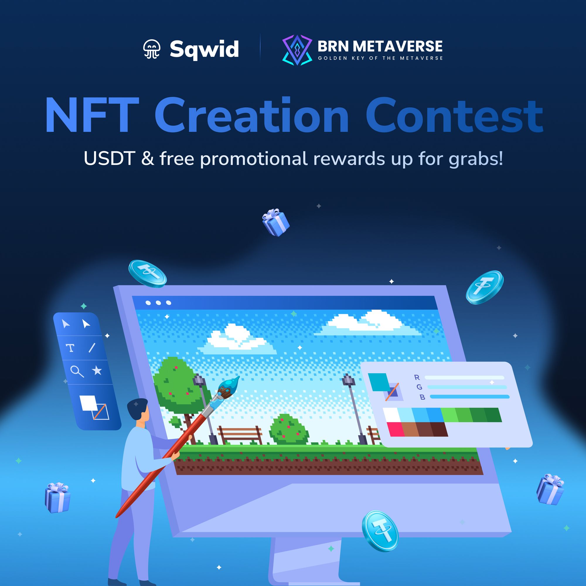 BRN Metaverse x Sqwid App NFT Creation Contest